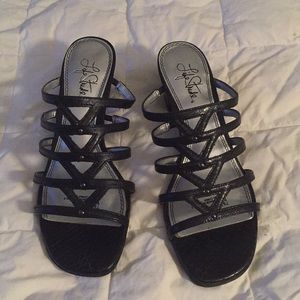 Life Stride black sandals